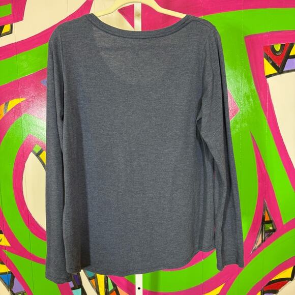 Nike Blue Athletic Cut Tee, Size XL. MSU Billings Yellowjackets. Good used cond! - Picture 5 of 5